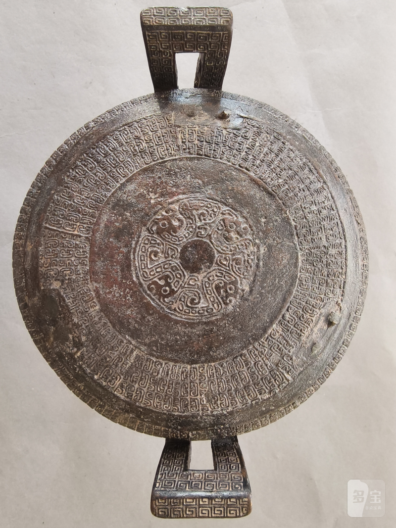 Three-legged bronze food vessel "ding" type - 图23